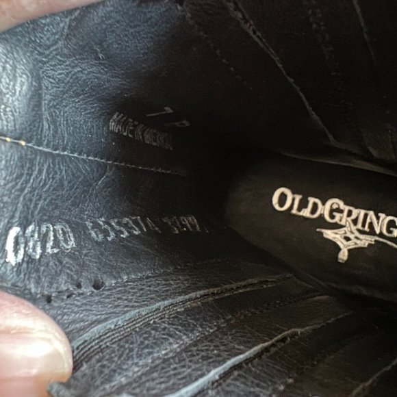 Old Gringo "Dunken" Women's 7B Rustic Brown Leather Dress Shoe Heeled Ankle Boot - Picture 11 of 11